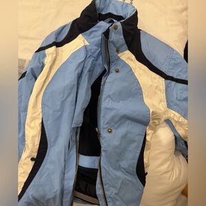 Obermeyer Light Blue and Black Jacket
